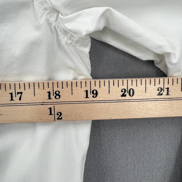 CURRENT/ELLIOTT Shirt Womens Small 1 White Long Sleeve Button Up Convertible - Picture 11 of 16
